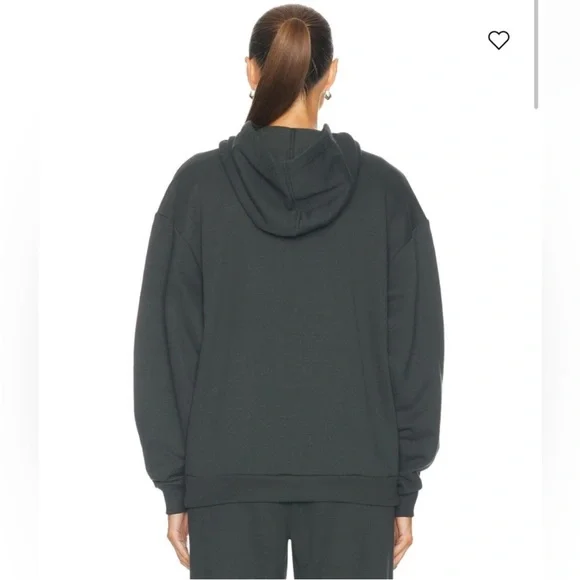 Alo 2 Piece Set Accolade Hoodie Sweatshirt & Sweatpant Charcoal Green Size S - Picture 4 of 15